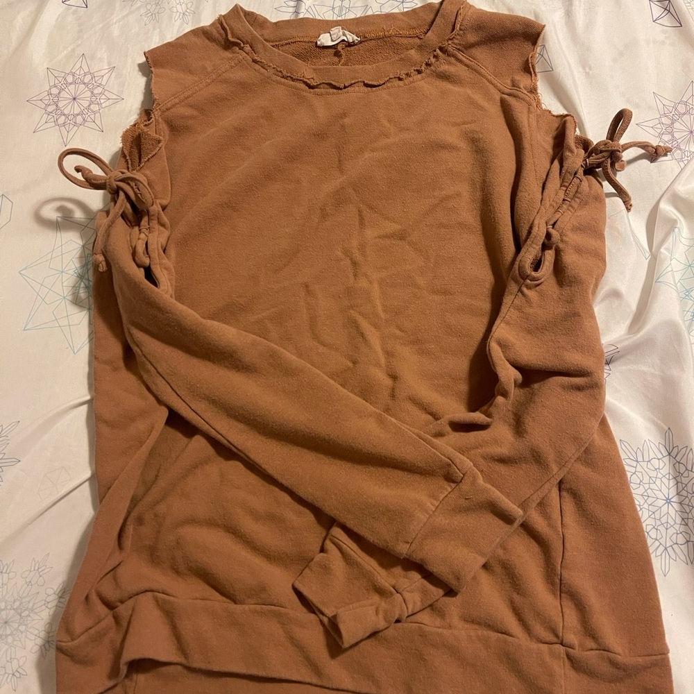 Cold Shoulder Sweater